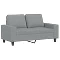 Miniatyrbillede 3 af 9: vidaXL sofasæt 4 dele stof lysegrå
