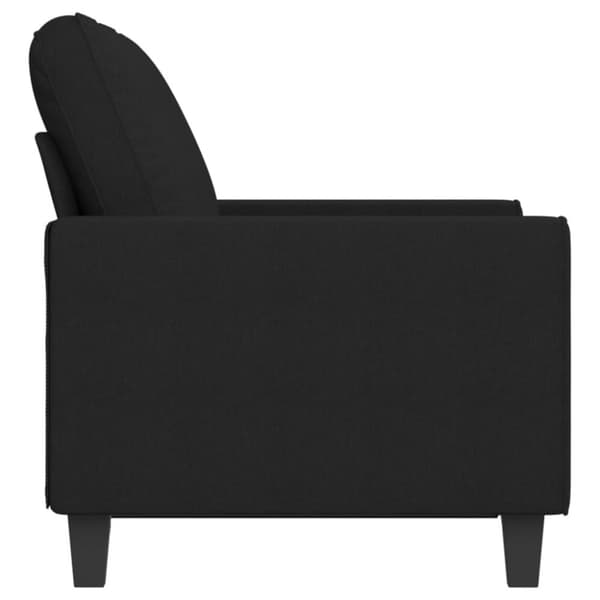 vidaXL 2-personers sofa 120 cm stof sort