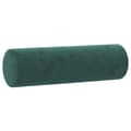 Miniatyrbillede 5 af 8: vidaXL 3-personers sofa med pyntepuder 180 cm velour mørkegrøn