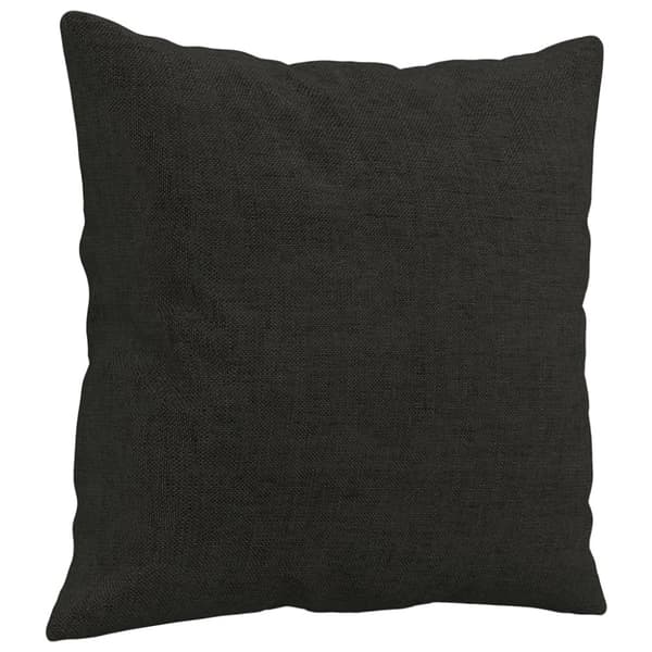 vidaXL sofasæt 4 dele med puder stof sort