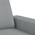 Miniatyrbild 5 av 9: vidaXL Soffgrupp 3 delar ljusgrå tyg