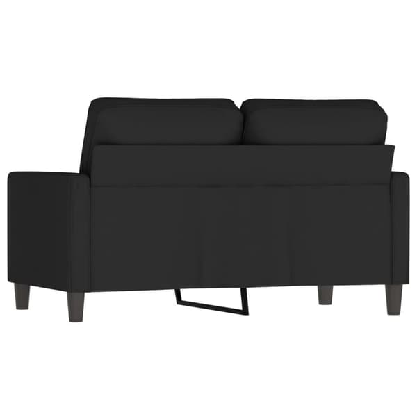 vidaXL 2-personers sofa 120 cm fløjl sort