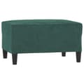 Miniatyrbillede 4 af 9: vidaXL sofasæt 3 dele med hynder velour mørkegrøn