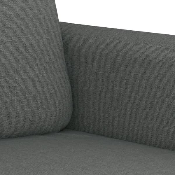 vidaXL sofasæt 4 dele med puder stof mørkegrå