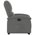 Miniatyrbild 10 av 11: vidaXL Elektrisk reclinerfåtölj med uppresningshjälp mörkgrå tyg