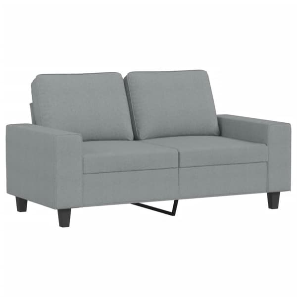 vidaXL sofasæt 3 dele stof lysegrå