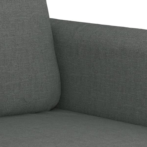 vidaXL sofasæt 2 dele med puder stof mørkegrå