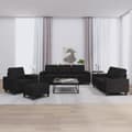 Miniatyrbillede 10 af 10: vidaXL sofasæt 4 dele stof sort