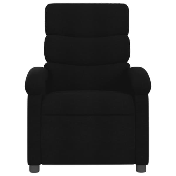 vidaXL Elektrisk reclinerfåtölj svart tyg