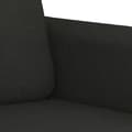 Miniatyrbillede 7 af 9: vidaXL sofasæt 2 dele med puder stof sort