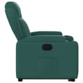 Miniatyrbild 8 av 11: vidaXL Reclinerfåtölj med uppresningshjälp mörkgrön tyg