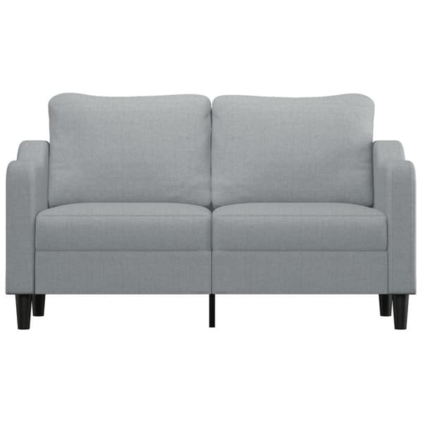 vidaXL 2-personers sofa 140 cm stof lysegrå