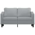 Miniatyrbillede 3 af 8: vidaXL 2-personers sofa 140 cm stof lysegrå