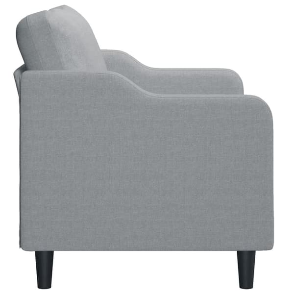 vidaXL 2-personers sofa 140 cm stof lysegrå
