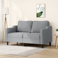 Miniatyrbillede 1 af 8: vidaXL 2-personers sofa 140 cm stof lysegrå