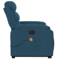 Miniatyrbillede 8 af 11: vidaXL massagestol med løftefunktion velour blå