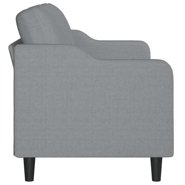 vidaXL 3-sitssoffa ljusgrå 180 cm tyg