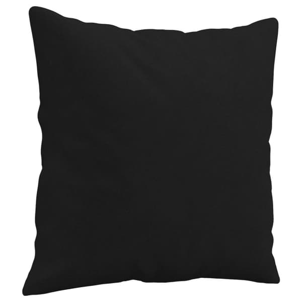 vidaXL sofasæt 2 dele med puder mikrofiberstof sort