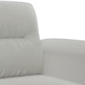 Miniatyrbillede 5 af 9: vidaXL sofasæt 3 dele med hynder mikrofiberstof lysegrå