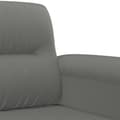 Miniatyrbillede 5 af 7: vidaXL sofasæt 2 dele med hynder mikrofiberstof mørkegrå
