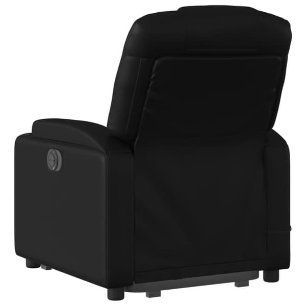 vidaXL løftestol med massagefunktion kunstlæder sort
