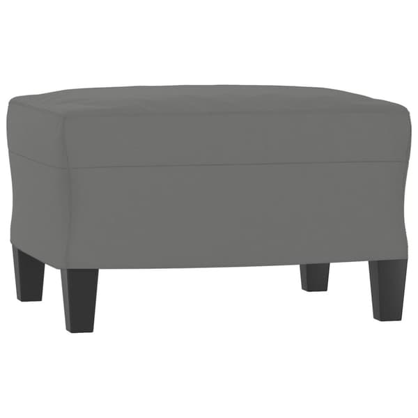 vidaXL sofasæt 3 dele med hynder mikrofiberstof mørkegrå