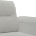 Miniatyrbillede 6 af 10: vidaXL sofasæt 3 dele med puder mikrofiberstof lysegrå