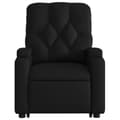 Miniatyrbild 9 av 11: vidaXL Reclinerfåtölj med uppresningshjälp svart konstläder