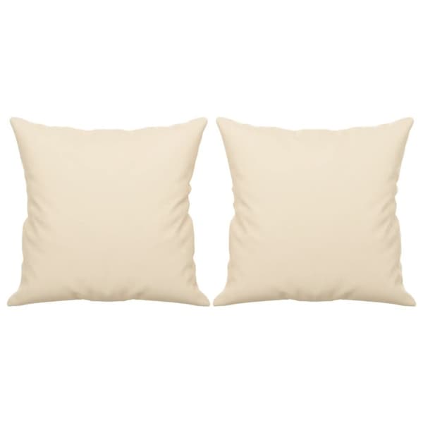 vidaXL 3-sitssoffa med prydnadskuddar beige 180 cm mikrofibertyg