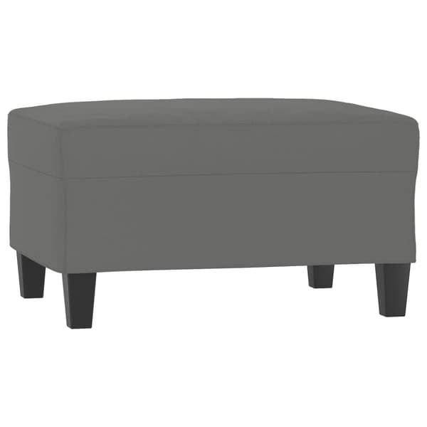 vidaXL sofasæt 2 dele med puder mikrofiberstof mørkegrå