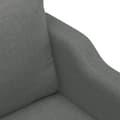 Miniatyrbild 6 av 8: vidaXL 3-sitssoffa mörkgrå 180 cm tyg