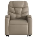 Miniatyrbillede 7 af 11: vidaXL løftestol med massagefunktion kunstlæder cappuccino