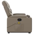 Miniatyrbillede 8 af 11: vidaXL løftestol med massagefunktion kunstlæder cappuccino