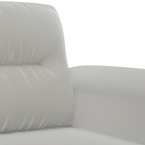 vidaXL sofasæt 2 dele med hynder mikrofiberstof lysegrå