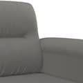 Miniatyrbillede 5 af 9: vidaXL sofasæt 3 dele med hynder mikrofiberstof mørkegrå