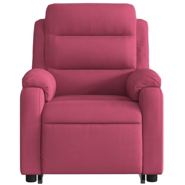 vidaXL løftestol velour vinrød