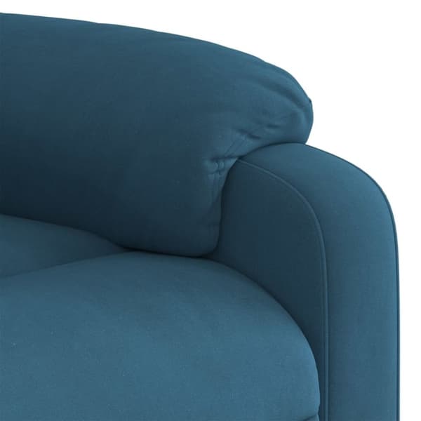 vidaXL lænestol velour blå