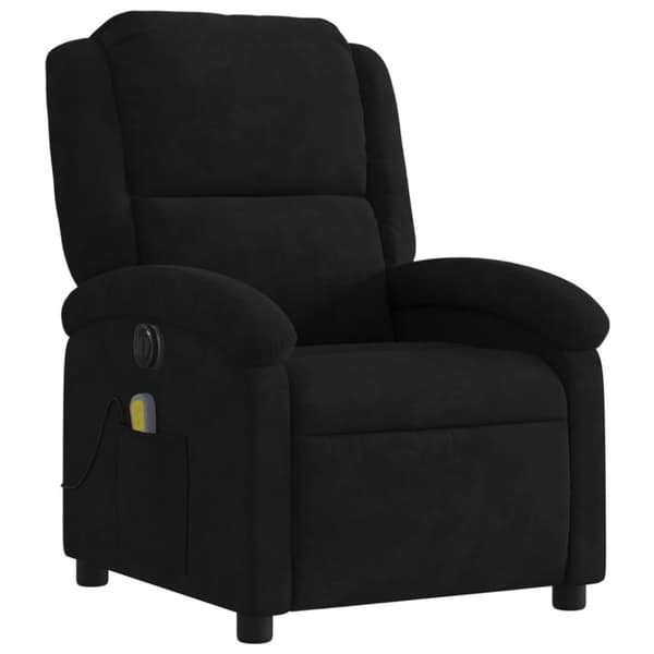 vidaXL massagestol velour sort