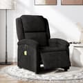 Miniatyrbillede 1 af 11: vidaXL massagestol velour sort