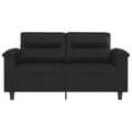 Miniatyrbillede 3 af 8: vidaXL 2-personers sofa 120 cm kunstlæder sort