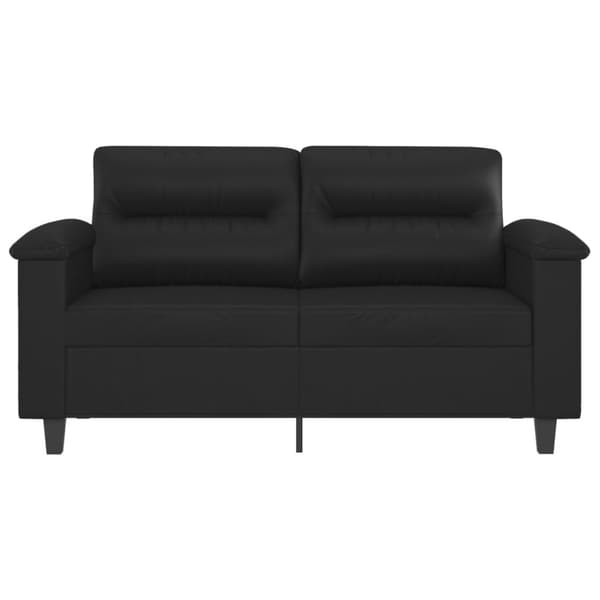 vidaXL 2-personers sofa 120 cm kunstlæder sort