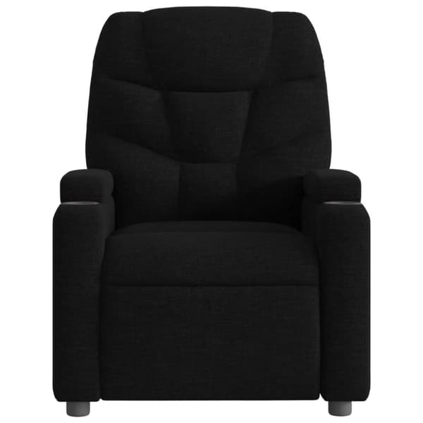 vidaXL eldrevet massagestol stof sort