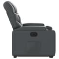 Miniatyrbild 10 av 11: vidaXL Reclinerfåtölj med uppresningshjälp grå konstläder