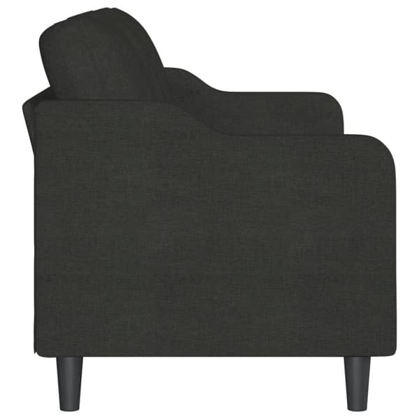 vidaXL 3-personers sofa 180 cm stof sort