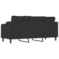 Miniatyrbillede 4 af 8: vidaXL 3-personers sofa 180 cm stof sort