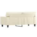 Miniatyrbillede 4 af 8: vidaXL 2-personers sofa 140 cm kunstlæder cremefarvet