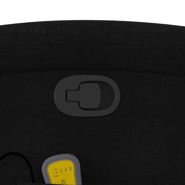 vidaXL Massagefåtölj med uppresningshjälp svart tyg