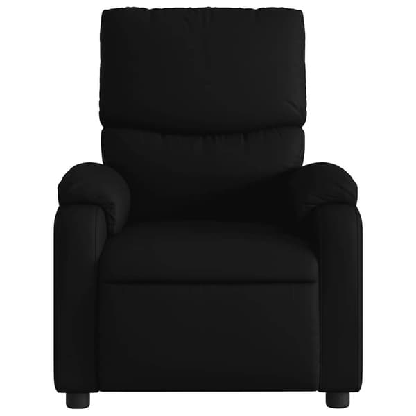 vidaXL Elektrisk massagefåtölj svart konstläder