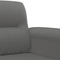 Miniatyrbillede 6 af 8: vidaXL 3-personers sofa 180 cm mikrofiberstof mørkegrå