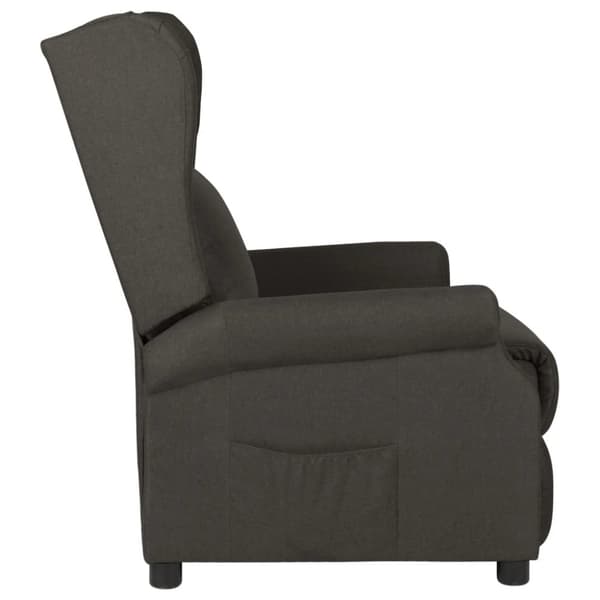 vidaXL Nojatuoli taupe kangas